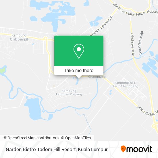 Garden Bistro Tadom Hill Resort map