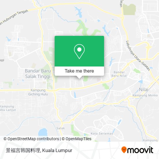 景福宫韩国料理 map