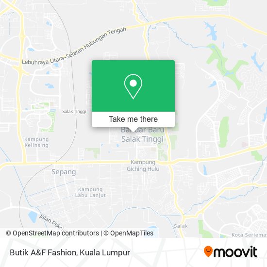 Butik A&F Fashion map