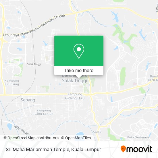 Sri Maha Mariamman Temple map