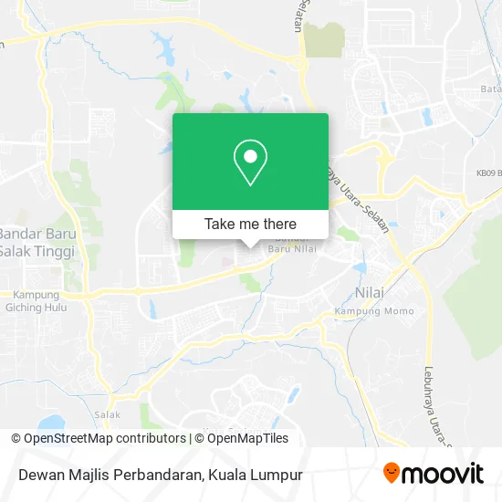 Dewan Majlis Perbandaran map