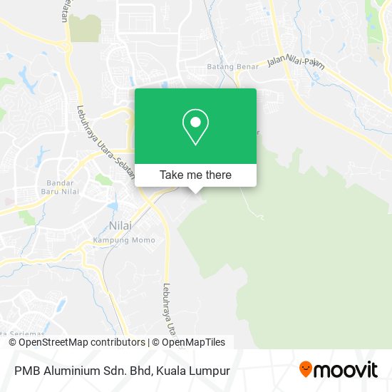 Peta PMB Aluminium Sdn. Bhd