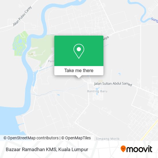 Peta Bazaar Ramadhan KMS