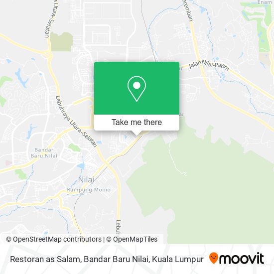 Restoran as Salam, Bandar Baru Nilai map