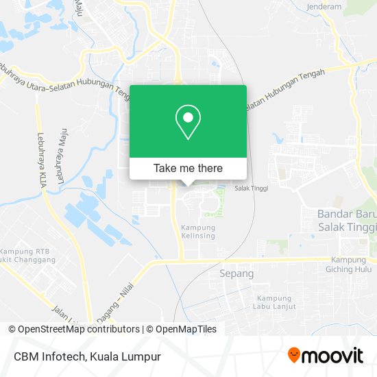 CBM Infotech map