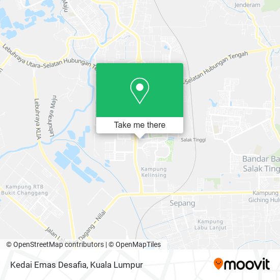 Kedai Emas Desafia map