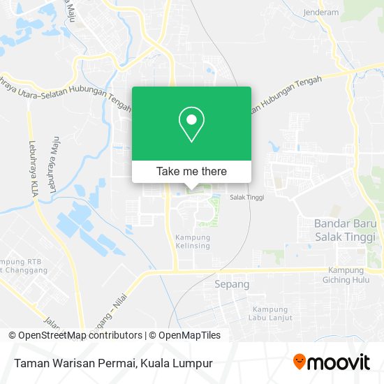 Taman Warisan Permai map