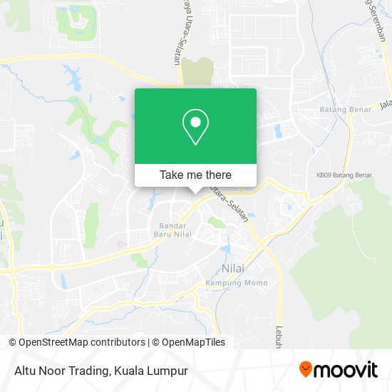 Altu Noor Trading map