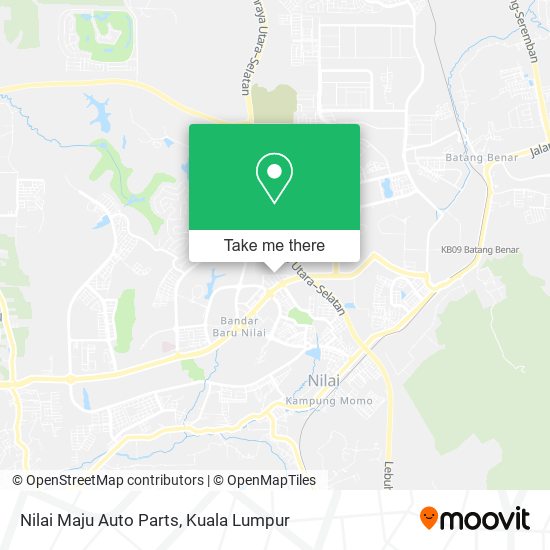 Peta Nilai Maju Auto Parts