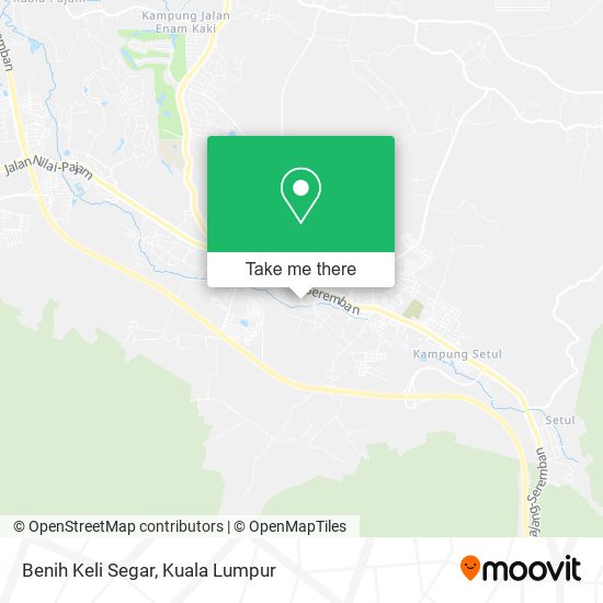 Benih Keli Segar map