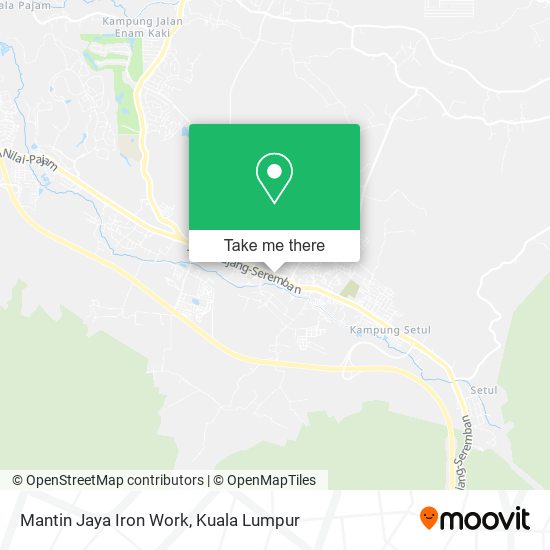 Mantin Jaya Iron Work map
