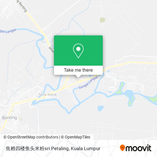 焦赖四楼鱼头米粉sri Petaling map