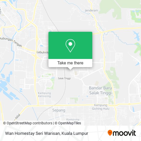 Peta Wan Homestay Seri Warisan