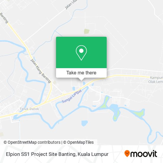 Elpion SS1 Project Site Banting map