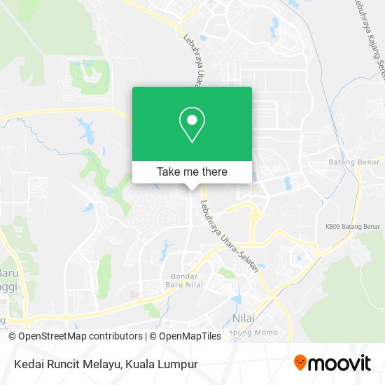 Peta Kedai Runcit Melayu