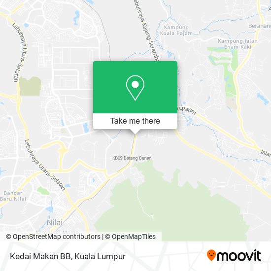 Kedai Makan BB map