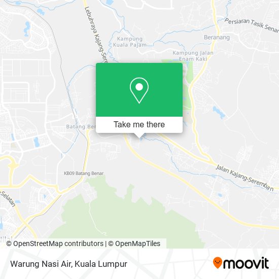 Warung Nasi Air map