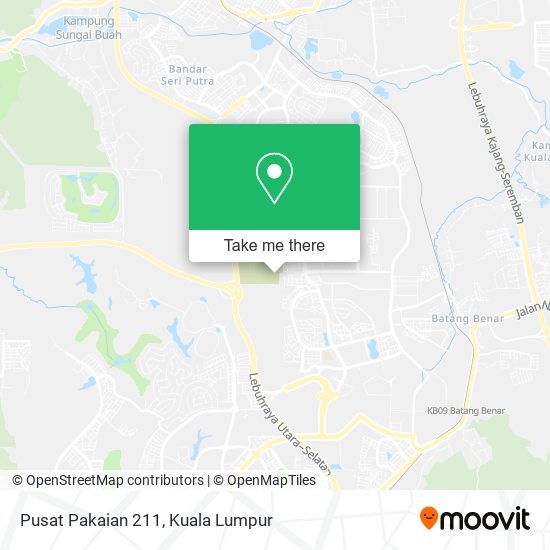 Pusat Pakaian 211 map