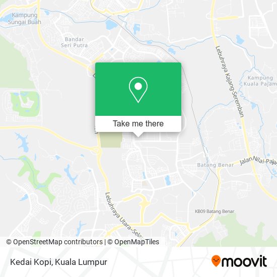 Kedai Kopi map