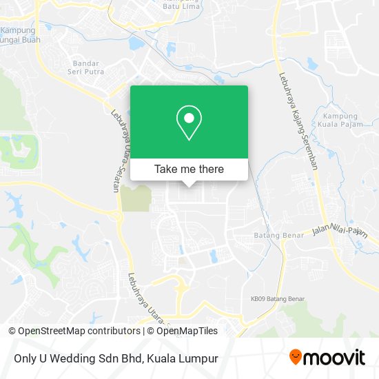 Only U Wedding Sdn Bhd map