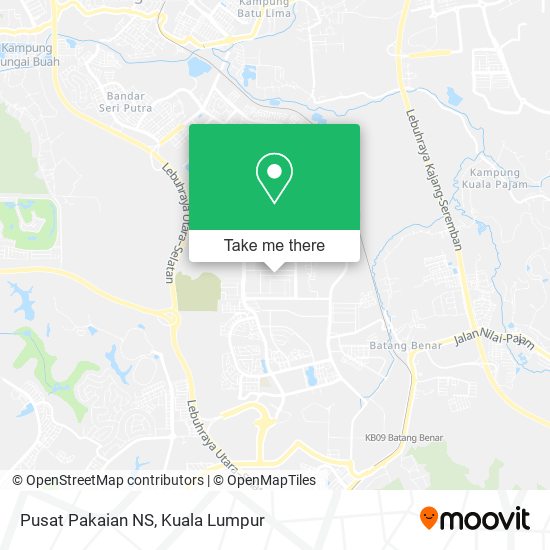 Pusat Pakaian NS map