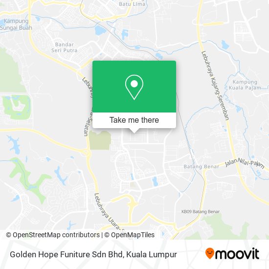 Golden Hope Funiture Sdn Bhd map