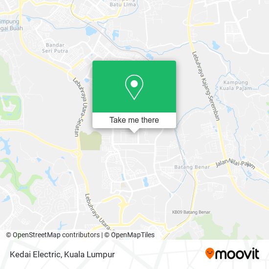 Kedai Electric map