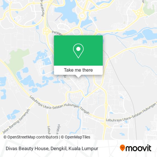 Peta Divas Beauty House, Dengkil