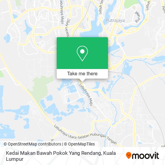 Kedai Makan Bawah Pokok Yang Rendang map