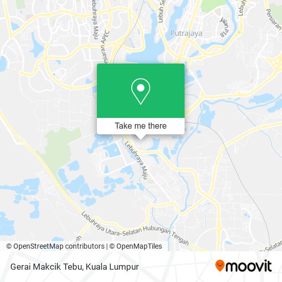 Gerai Makcik Tebu map