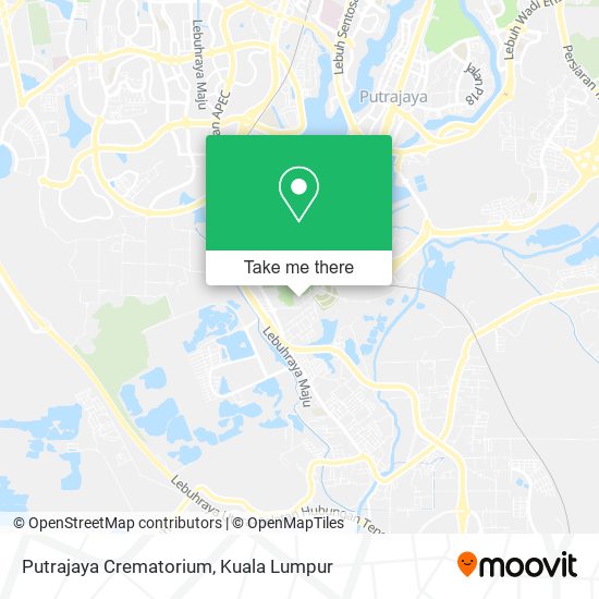 Peta Putrajaya Crematorium