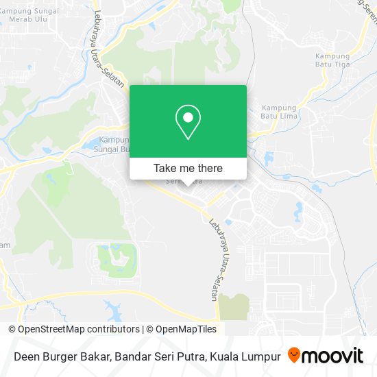 Deen Burger Bakar, Bandar Seri Putra map