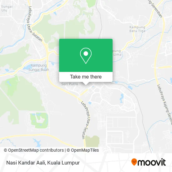 Nasi Kandar Aali map
