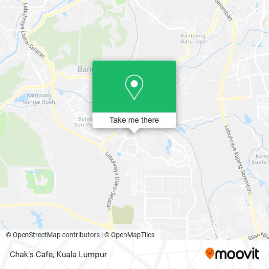 Chak's Cafe map