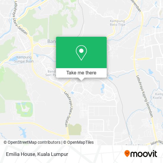 Emilia House map