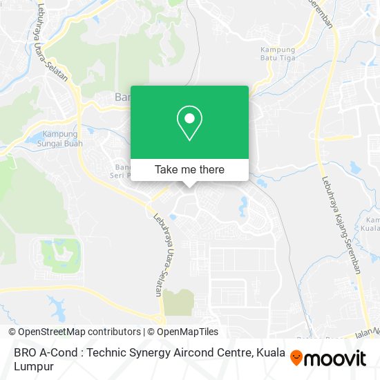 BRO A-Cond : Technic Synergy Aircond Centre map