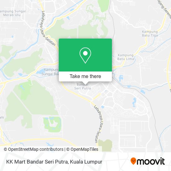 KK Mart Bandar Seri Putra map