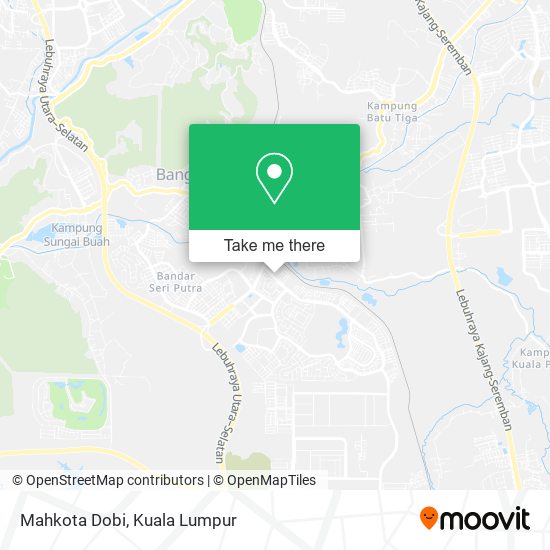 Mahkota Dobi map