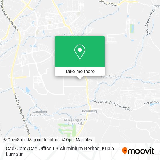 Cad / Cam / Cae Office LB Aluminium Berhad map