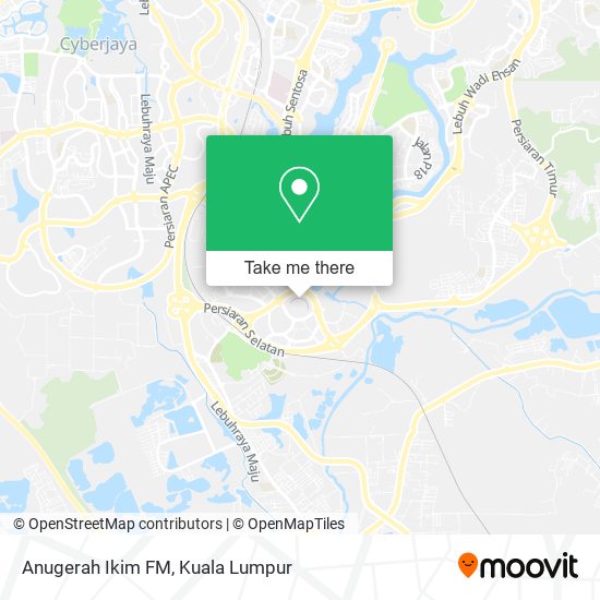 Anugerah Ikim FM map