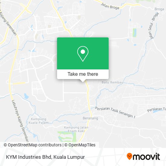 KYM Industries Bhd map
