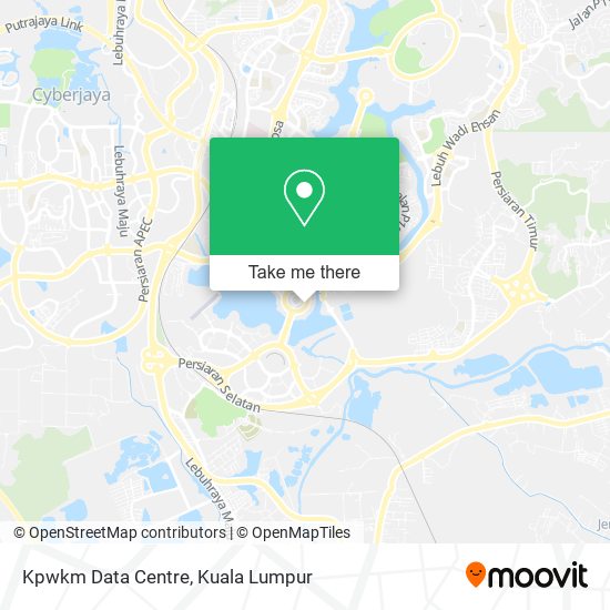 Kpwkm Data Centre map