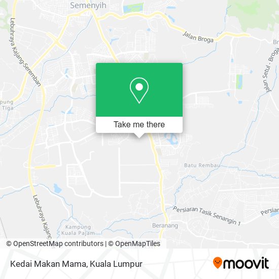 Kedai Makan Mama map