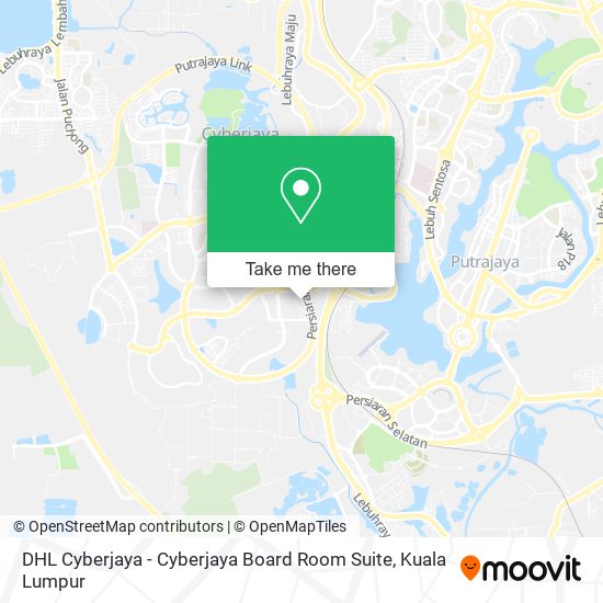 DHL Cyberjaya - Cyberjaya Board Room Suite map