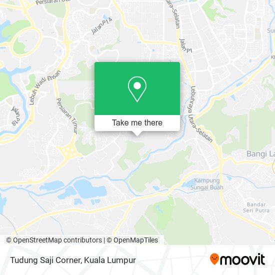 Tudung Saji Corner map