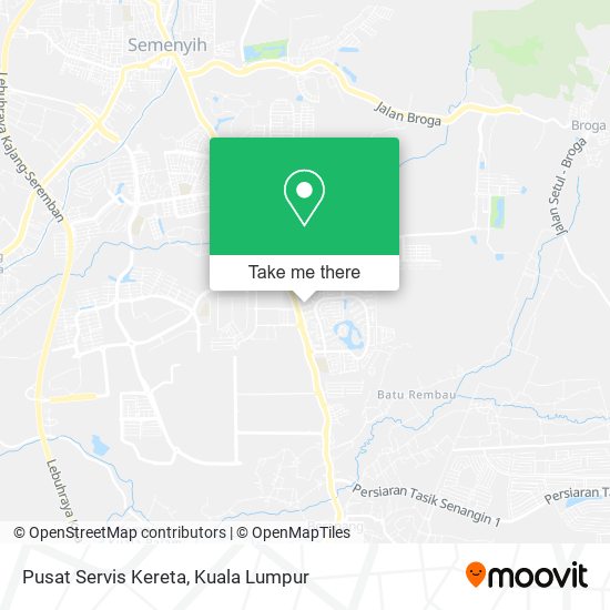 Pusat Servis Kereta map