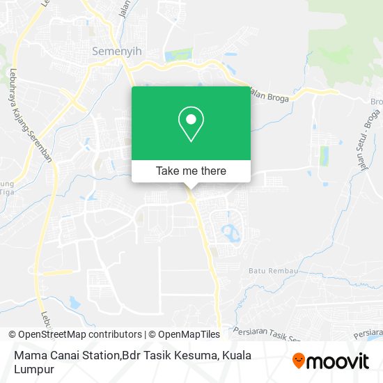 Mama Canai Station,Bdr Tasik Kesuma map