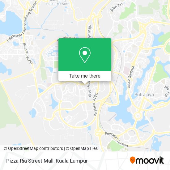 Pizza Ria Street Mall map