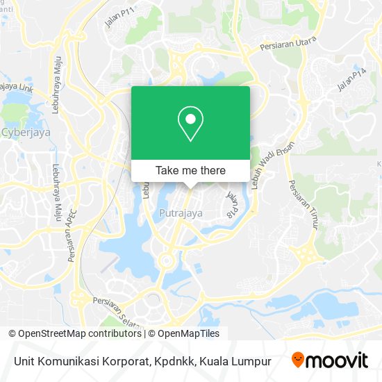 Unit Komunikasi Korporat, Kpdnkk map