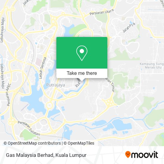 Gas Malaysia Berhad map